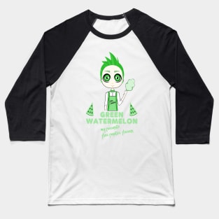 Green Watermelon Baseball T-Shirt